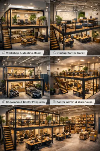 Mezzanine Ruang Kantor di Citeureup